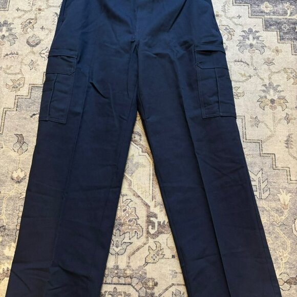Dickies Mens Navy Blue Cargo Work Pants Size 36/32 NWT - Picture 1 of 7